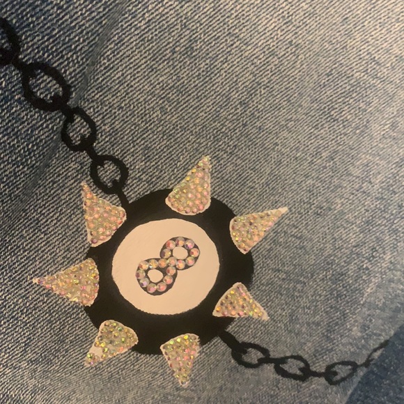 DONATED ❌Abercrombie & Fitch, Art Embellished Jean - Picture 12 of 14